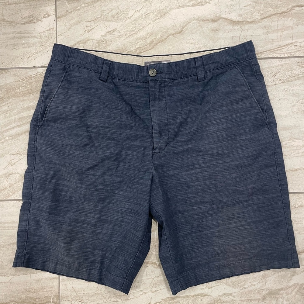 Van Heusen Never Tuck Men's Blue Shorts